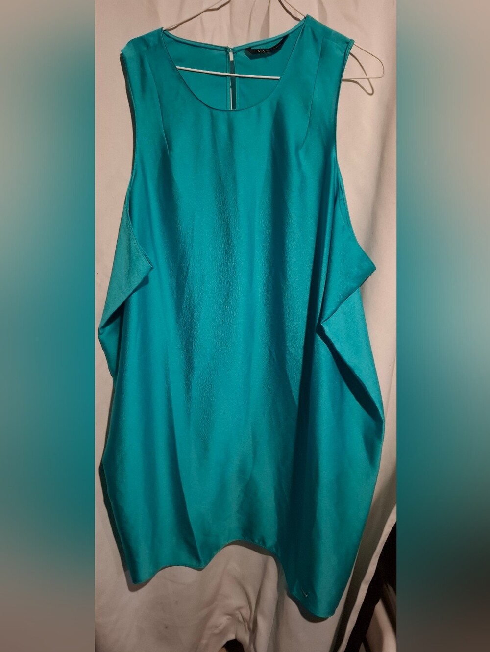 Armani Exchange Teal Sleeveless Dress Size 14